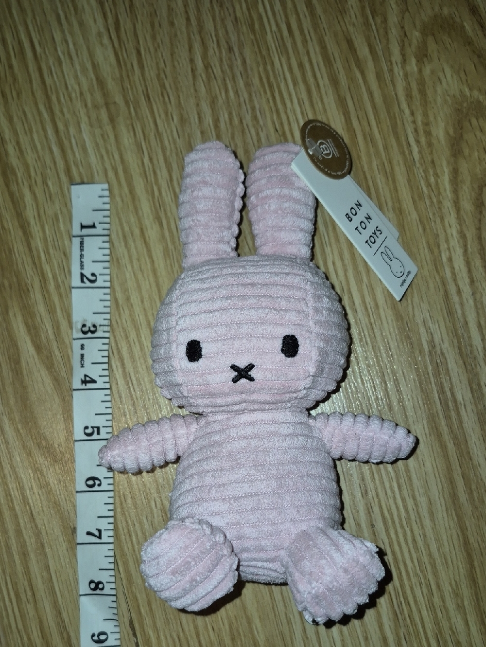 miffy Pink Corduroy Bunny Plush Toy